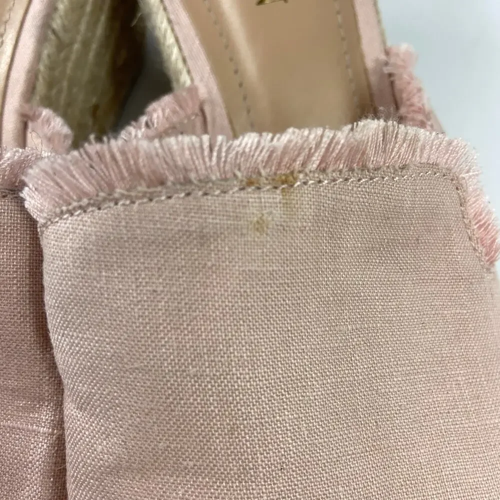Lauren Ralph Lauren Carlynda Linen Wedge Size 9.5B